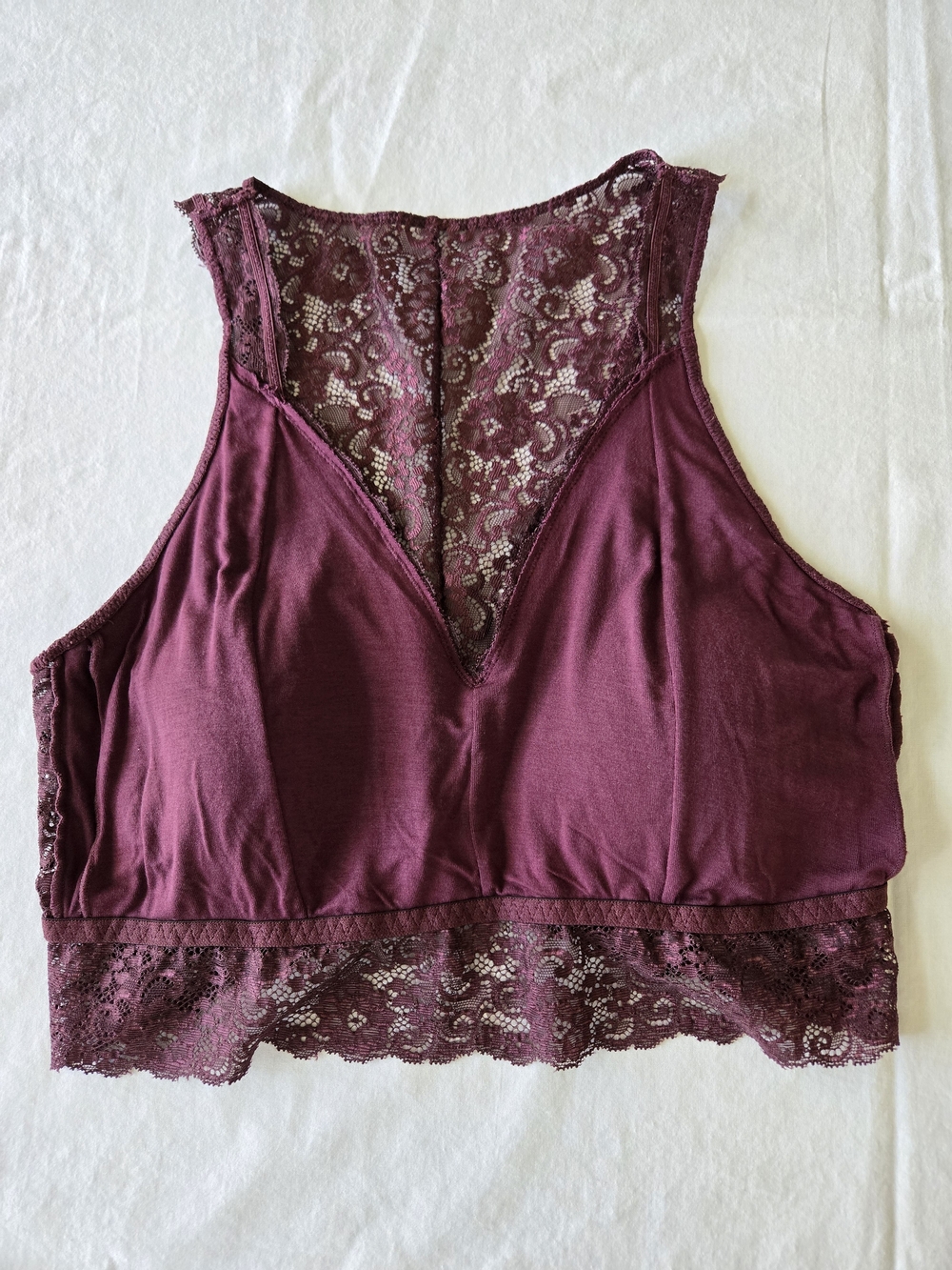 Soma Lace Bralette in Plum - Picture 4 of 8